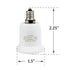 5-Pack E12 E26 Bulb E12 E26/E27 Bulb 120V/220V Newhouse Lighting to Light Socket Adapter, Candelabra to Medium Socket