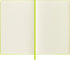 Moleskine Classic Notebook, Hard Cover, Large (5" x 8.25") Ruled/Lined, Lemon Green, 240 Pages