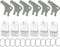 Angjiny 12-Pack Paper Towel Dispenser Key Set - Heavy-Duty Plastic & Metal Commercial