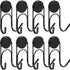 Magnetic Hooks 304 Stainless Steel Heavy Duty, 8 Pack Hanging Hooks for Refrigerator, Grill, Outdoor