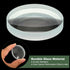 YOKIVE 2 Pcs Double Concave Lens, Clear Glass Optical Lenses, 100mm Focal Length for Telescope and Photography