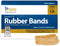 UPG22564 Rubber Bands, Upgrade Office Supply, Size #64 (3-1/2" x 1/4"), Natural Crepe, Made in USA (1 Pound Box)