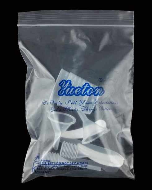 yueton 2 Sets of 5 Different Refillable Tools, Funnel/Measuring Cup/Transfer Pipettes/Mask Spatula/Cosmetic Scoop