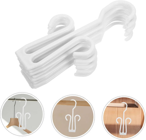 12pcs Closet MAGICLULU Plastic Shoe Drying Hangers Slipper Display Rack Shoes Hanging Rack Extended Hooks for Home