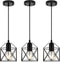 Becvaaoo 1-Light Hanging Pendant Light Fixture, Black Pendant Lights Kitchen Island, Farmhouse Pendant