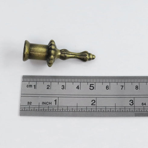 20 52mm M10 6 Crapyt x Lamp Shade Finial Cap Knob, Zinc Alloy Lamp Shade Top Harp for the Decoration of Table Floor