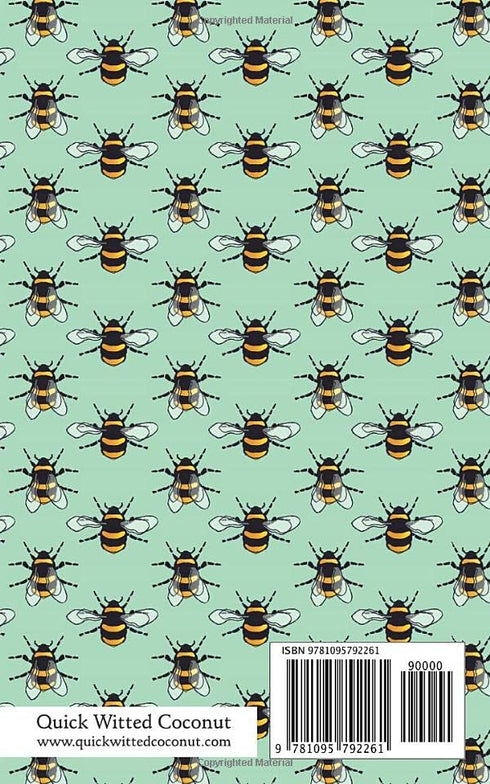 Bumblebee Notebook - Ruled Pages - 5x8 - Premium: (Green Edition) Fun notebook 96 ruled/lined pages (5x8 inches / 12.7x20.3cm / Junior Legal Pad / Nearly A5)