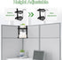 Office Cubicle Shelf, Cubicle Storage, Shelf Organizer Accessories, Height Adjustable Hanging Corner Shelf