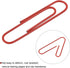 MECCANIXITY Paper Clips, Medium Size 2 Inch, Vinyl Coated to Prevent Tearing Pages, 100 Count for Office
