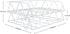 PAG 2 Packs Desktop File Organizer - Metal Stackable Horizontal Letter Tray Paper Holder Rack, White