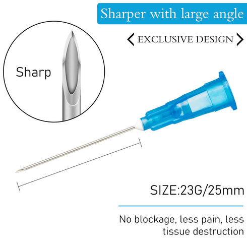 23G Luer Lock 1 in Laboratory Tools Pack of 100