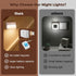 Closet Motion Sensor Night Light Indoor, Rechargeable LED Stair Lights, Warm White Stick-On Wireless Lights, Battery