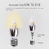 YI Lighting Medium Edison Screw (E26/E27) to Candelabra Screw (E12) Light Bulb Socket Adapter Converter