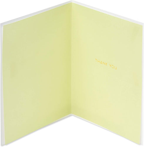 Papyrus Thank You Card with Orchid Design