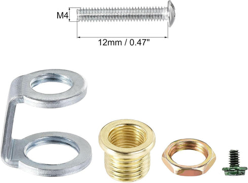 4 Inch 2Pcs uxcell Light Crossbar Kit Length Mounting Bracket Universal Lamp Fixture for Chandelier Wall Lighting