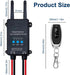 12V-72V 30A,High-Power Bluetooth Remote Control Switch DC Wireless Relay with Mobile Phone App Control,Intelligent