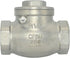 VARMHUS SS316 Stainless Steel Swing Check Valve, NPT Female x Female Thread, WOG 200 PSI PN16 CF8M (1-1/4")