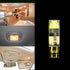 T5 Wedge Base LED Bulb 12V, 1.5 Watt Replace 7W 11W Incandescent Bulb for Path Light, 10-Count Warm White