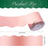 Ecally 65.6 ft Scalloped Bulletin Board Borders - Decorative Trim for School Classroom & Home Decor (Light Pink)