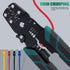 Twidec Wire Crimper Tool with Stripper Cutter, Multifunctional Crimping Pliers for Insulated Electrical Connectors