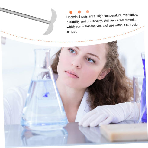 SOLUSTRE Stainless Steel Stirring Paddle, Stirring Bar - Blade Stirring Rod Electric Tools for Mixing Chemistry