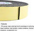 High Density Foam Insulation Tape, Waterproof, Seal for Plumbing, HVAC, Weather Stripping for Doors