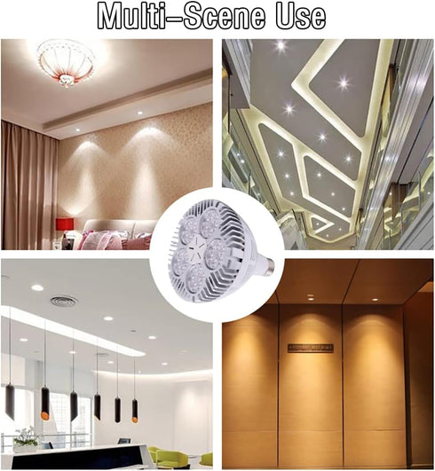45W PAR38 30pcs LEDs Warm White Spotlight Bulb, E27 Project Tracking Light, 24 Degree Beam
