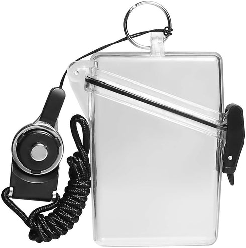 Sport Waterproof ID Card Badge Holder Case with Lanyard Cover, Multiple Credit Cards, Registration, Ins Card Heavy Duty
