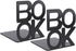 MUNEFE 1Pair Decor(140mm) Bookend, Book Characters Shape Book Stand, Metal Bookend Oranizers for Home Table Maazines