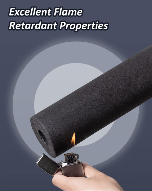 Pipe Insulation Foam Tube, 3/4 Inch ID, 6FT Foam Tubing for AC Unit, Guitar Stands, Exercise Machines