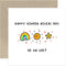 Old English Co. Gender Reveal Card - 'Happy Gender Reveal Day' -