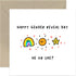 Old English Co. Gender Reveal Card - 'Happy Gender Reveal Day' -