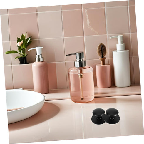 2pcs VILLCASE Stainless Steel Suction Cup Grab Bars Adhesive for Shower Glass Door Cabinet Tub Elderly Safety Easy