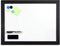 Real Wooden Framed Magnetic Dry Erase Whiteboard, 18" X 24", Vertical/Horizontal Mount, Includes Black Marker and Eraser