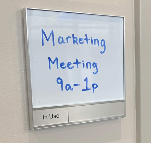 Framed Whiteboard Slider Sign, 6" x 6"
