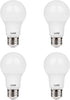 LUNO A19 Dimmable LED Bulb, 9.5W (60W Equivalent), 800 Lumens, 5000K Daylight, E26 Medium Base, 4-Pack