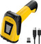 alacrity 1D Handheld Laser Barcode Scanner, 2.4GHz Wireless Bluetooth USB Triple Mode Connection