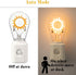 Dimmable 2200K 1W 1 Pack Unique Gift, LED Night Light with Motion Sensor, Retro Filament Design, Warm White Plug into