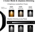 FBY 3 90 LED Rechargeable Neck Reading Light Suitable for Reading Books with Color Temperatures, Hour Long-Lasting