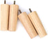 GJHYNT 6in 8in 12in Cabinet(8cm/3in) Solid Wood Couch Legs, Coffee Table Support Feet, Replacement Furniture Legs