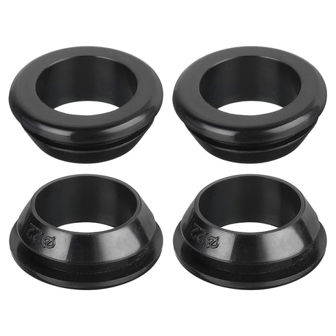 uxcell 10Pcs Rubber Grommets, 22mm Mount Dia for 18mm ID Rubber Hole Plugs, Black Wiring Grommets