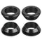 uxcell 10Pcs Rubber Grommets, 22mm Mount Dia for 18mm ID Rubber Hole Plugs, Black Wiring Grommets