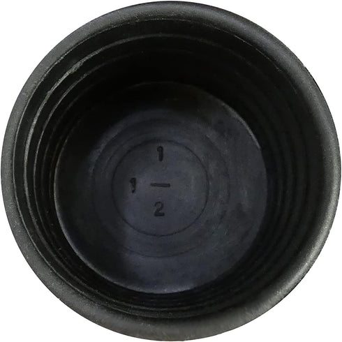 1-1/2" Set 2, Shepherd Hardware Round Non-Marking Rubber Slip-On Chair Leg Tips, Nonslip Protective Furniture Leg Caps