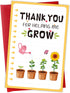 Teacher Thank You Cards with Envelopes - End of the Year Teacher