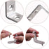 Onwon 40 x 40mm Corner Brace, 16 Pieces Stainless Steel L Shaped Angle Bracket with 64 Screws Fastener Joints