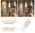 G9 LED Bulb Dimmable 4W, 40 Watt T4 Halogen Equivalent, 3000K Soft Warm White, 120V Flicker Free, 450LM (5 Pack)