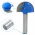 Bivethoi 1" 1/4" Round Nose Cove Box Router Bit Cutting Dia Shank for Carpenter Woodworking
