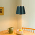 OSALADI Lamps Shades Medium Drum Lamp Shade Fabric Clip On Light Cover Replacement for Table and Floor Light Dark Green