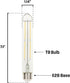 5338000 10 (100 T9 Dimmable Bulb, Westinghouse Lighting Watt Watt Equivalent) Clear Filament LED Light Medium Base