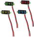 KeeYees 0.28 Inch Two Wires Mini Digital Voltmeter, DC 2.5V-30V Voltage Tester Meter LED Display